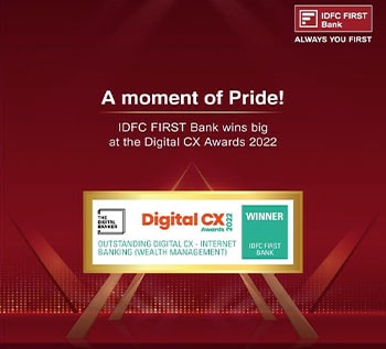 IDFC FIRST Bank wins big at the Digital CX Awards 2021