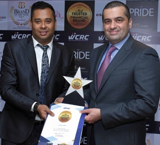 WCRC's Most Trusted Financial Brand Award of the year