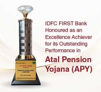 Excellence Achiever for its Outstanding Performance in Atal Pension Yojana (APY) at Annual Felicitation Programme for FY 2024-25