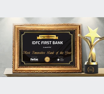 IDFC FIRST Bank won Most Innovative Bank award