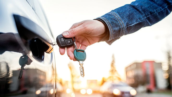 Opening Car with Car Key