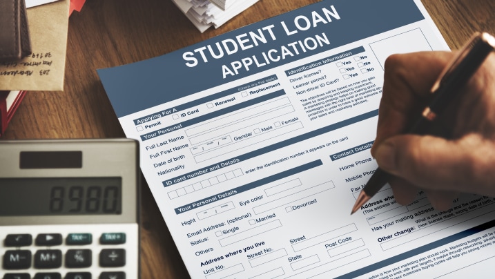 education loan repayment concept