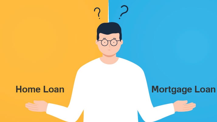 Home loans vs Mortgage loans