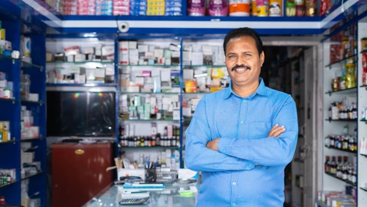 Small business owner using personal loan for growth