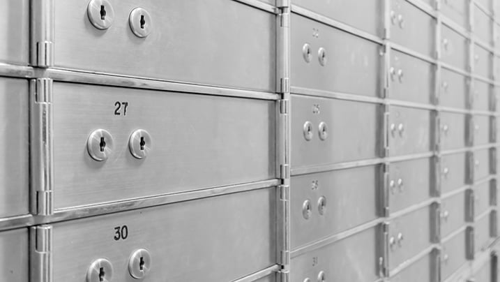 Bank shop locker charges