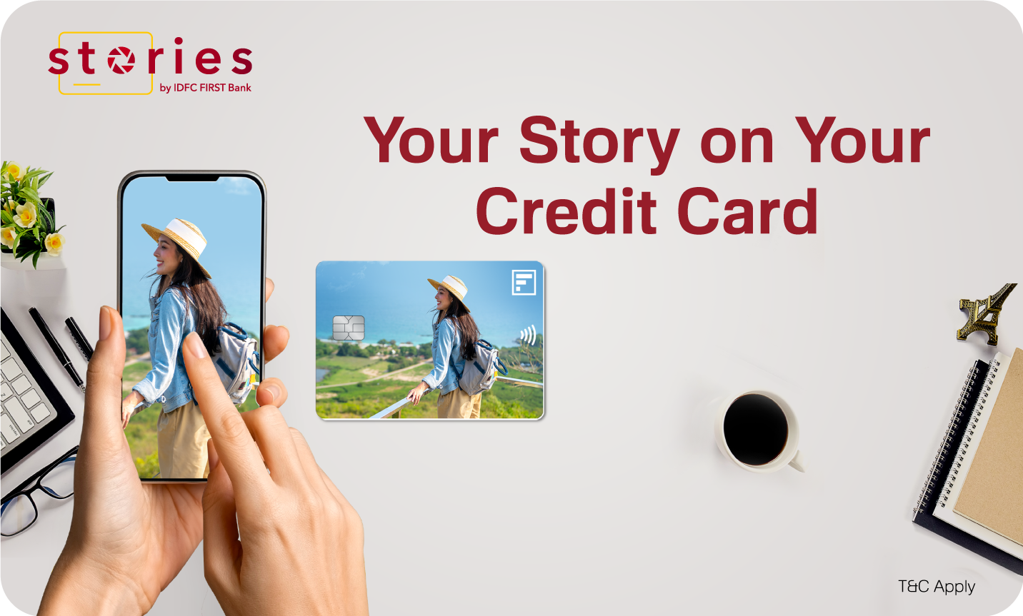Personalized Credit Card with your Photo - IDFC FIRST Bank
