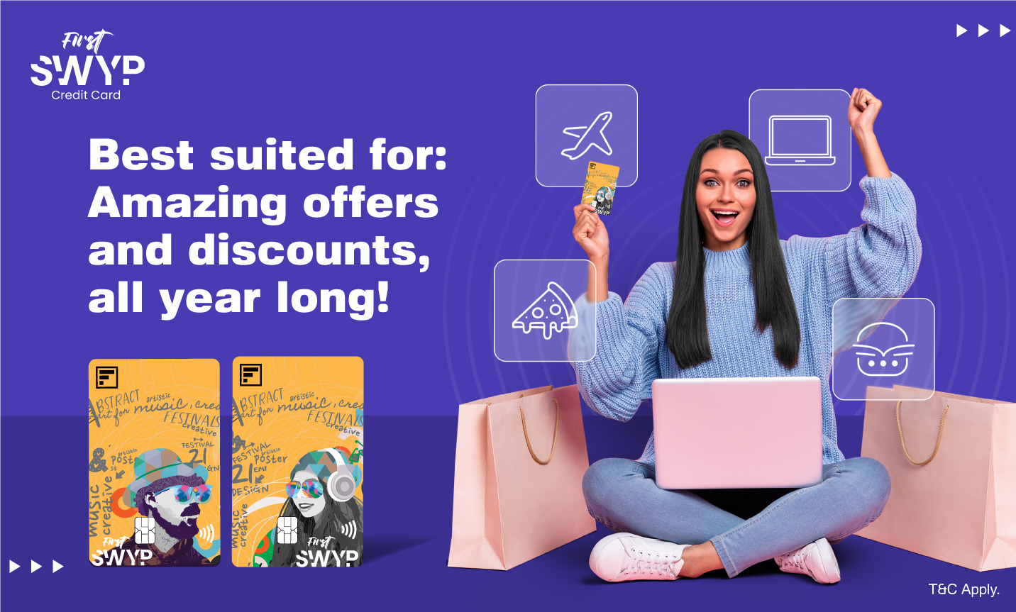 FIRST SWYP EMI Card - Enjoy Amazing Offers & Discounts
