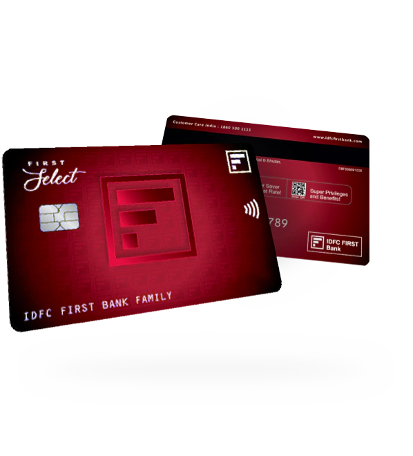 IDFC first bank credit card-select