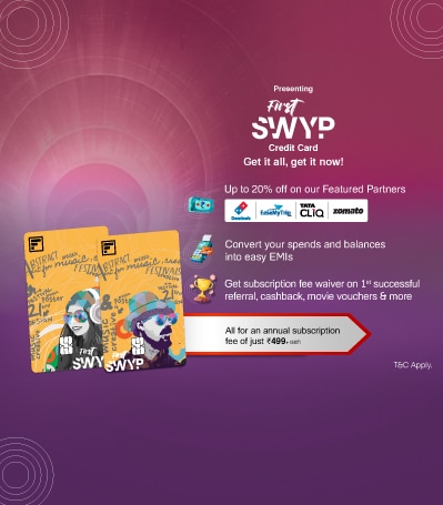 First SWYP Credit Card IDFC First Bank