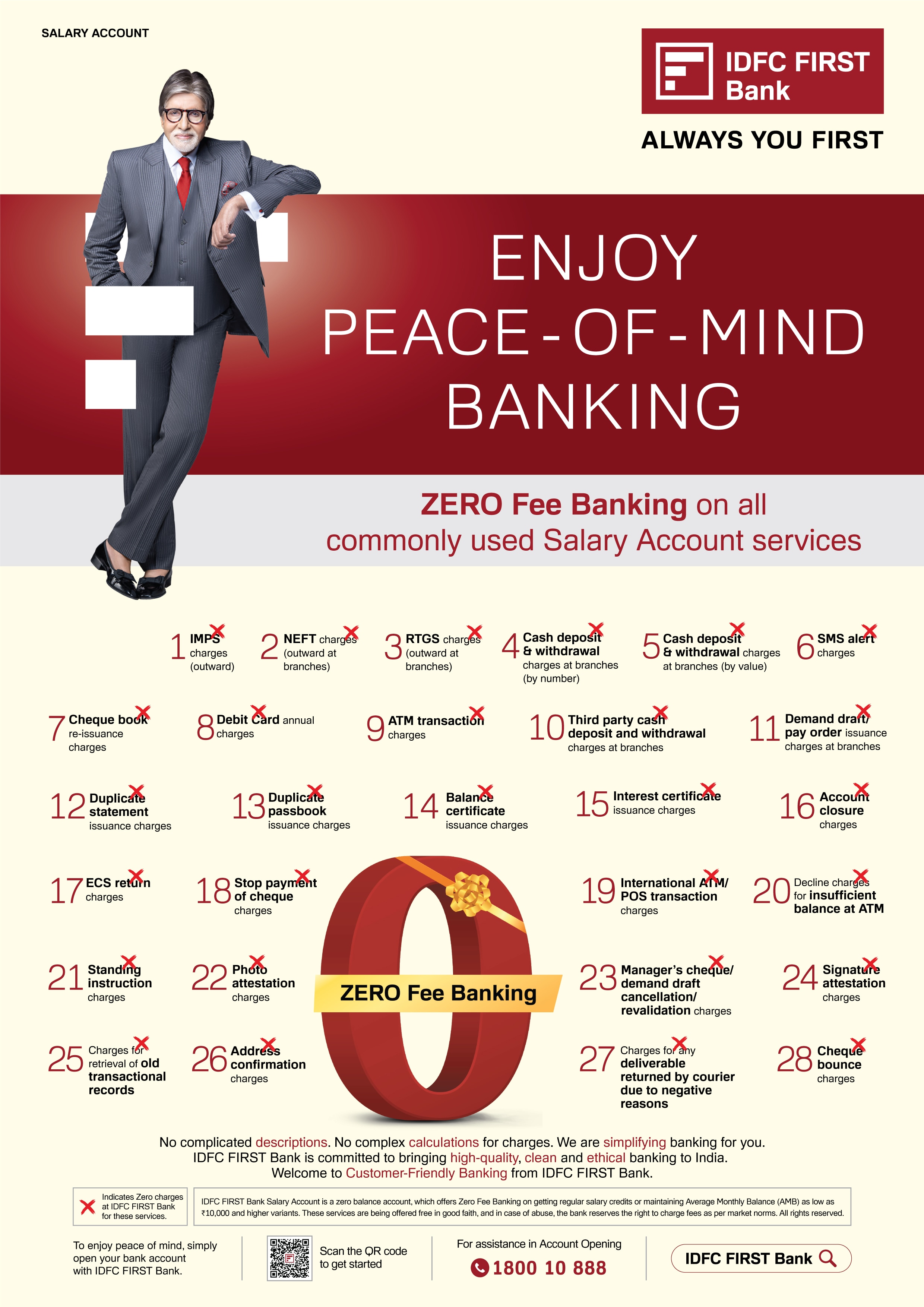 Zero Fee Banking
