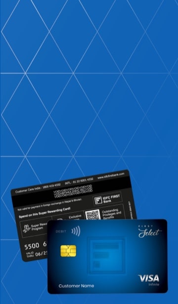 Select Debit Card - Apply For Visa Select Debit Card Online | Idfc First  Bank