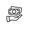 Breakdown of salary components icon
