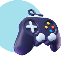 Image of a video game console